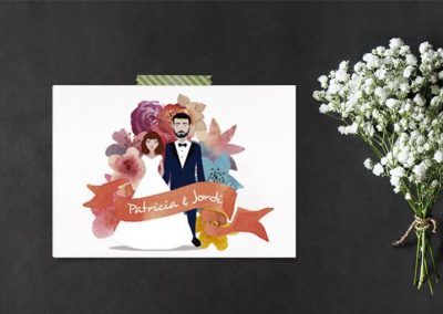 invitacion-personalizada-novios-floral-pixel-and-love